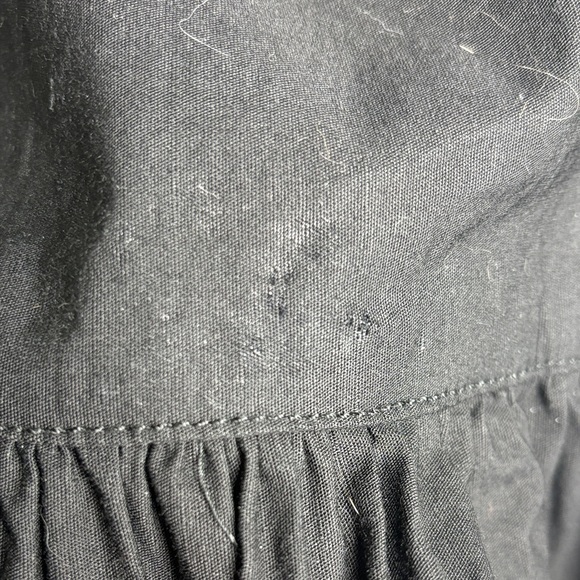 Maeve The Colette Ruffle-Hem Crop Wide-Leg Pants - Black - Picture 11 of 11